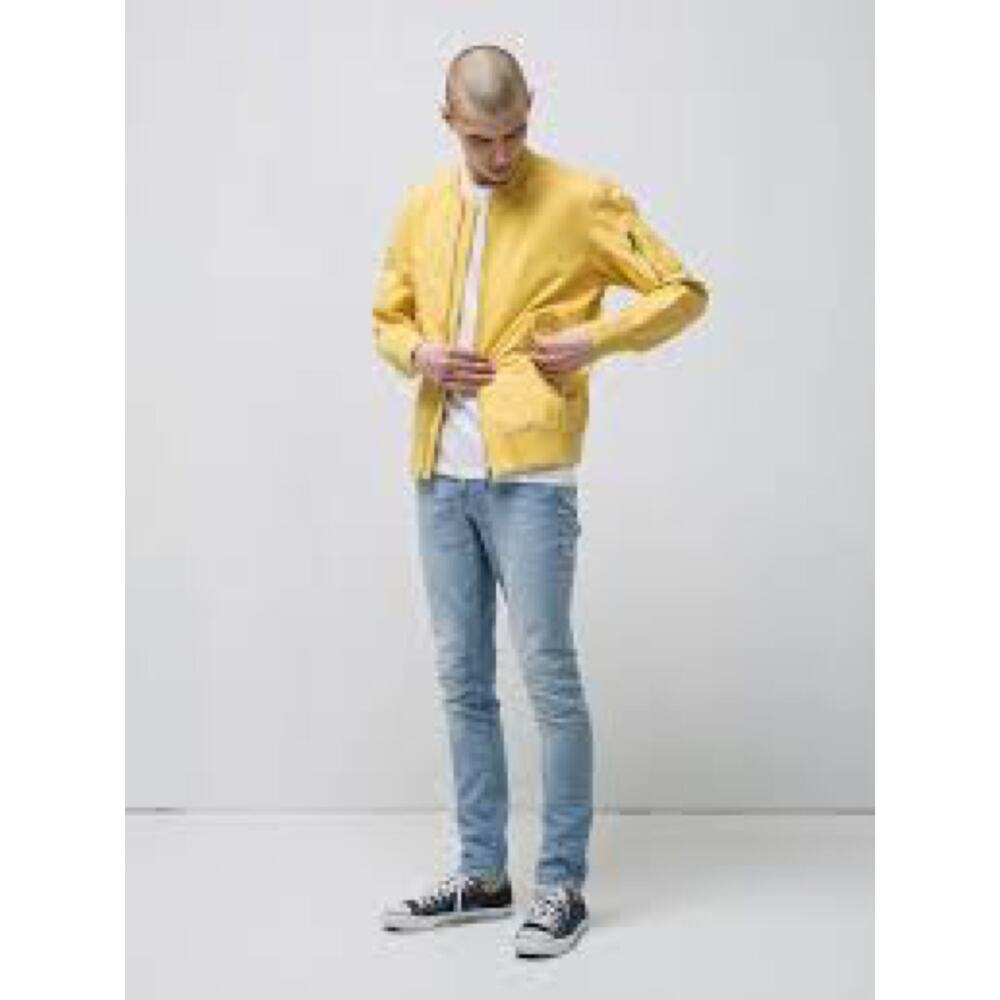 Nudie Jeans Alexander Bomber Jacket Sun Yellow